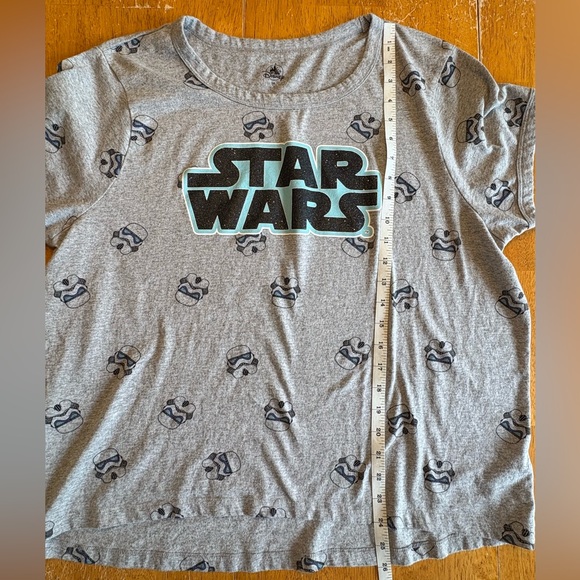 Women’s Disney Star Wars T-shirt Short Sleeve Top Storm Trooper Cotton Tee 2XL - Picture 9 of 11